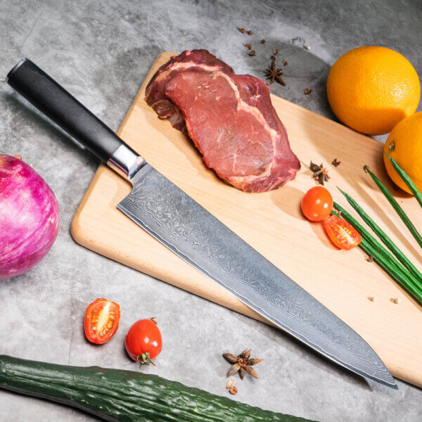 SXL-4 11 Piece Professional kitchen knife Set Dishwasher Safe, Sharp Knife Set for Cutting Meat, Kitchen Knife Set Stainless Steel