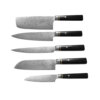SXL-7 Damascus Knife - Ultra Sharp Asian Knife Japanese Chef Knife - German HC Stainless Steel VG10  - Ergonomic Pakkawood Handle, Best Choice for Home Kitchen, Black | Red