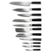 SXL-4 11 Piece Professional kitchen knife Set Dishwasher Safe, Sharp Knife Set for Cutting Meat, Kitchen Knife Set Stainless Steel