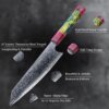SXL-20 Wholesale 8 Inch VG10 Damascus kitchen stabilizing wood handle Gyuto knife