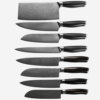 SXL-12 (7) SXL-12 Kitchen Damascus Knife Set, 7-Piece Kitchen Knife Set, rosewood Ergonomic Handle for Chef Knife Set