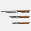 SXL-24 Newest professional kitchen knife sets damascus chef knife set knives tools with sandalwood handle