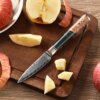 H80c89bb8bfec4ac8bf2d5944df7055b9M SXL-30 Heritage Damascus Knife Set with Stabilized Wood & Resin Handles